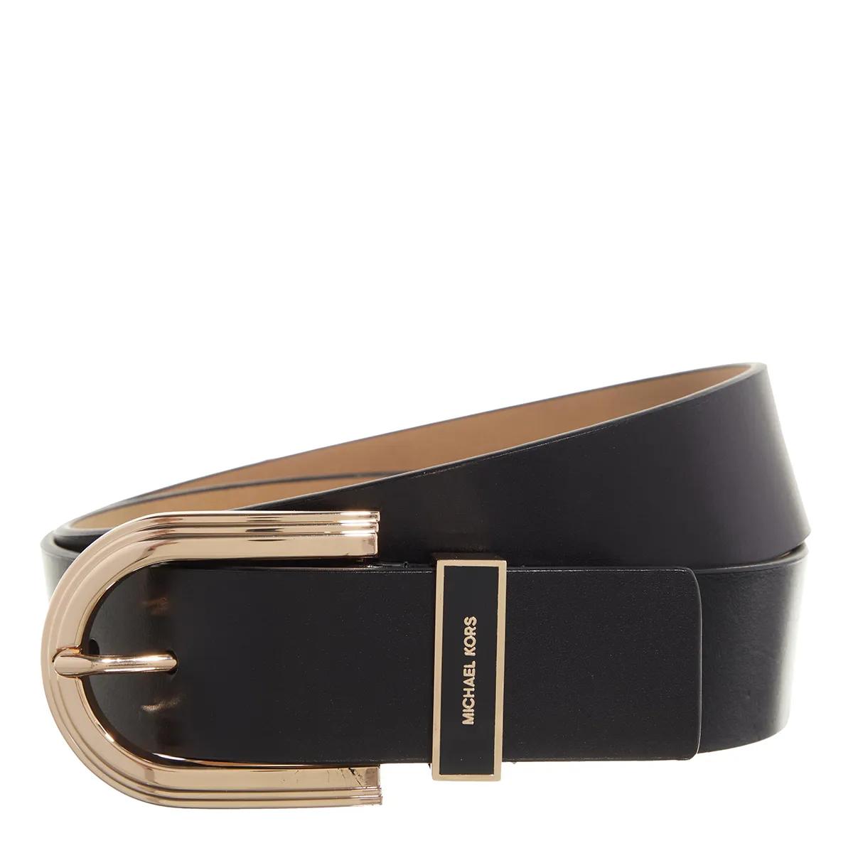 MICHAEL deals KORS BLACK LEATHER BELT