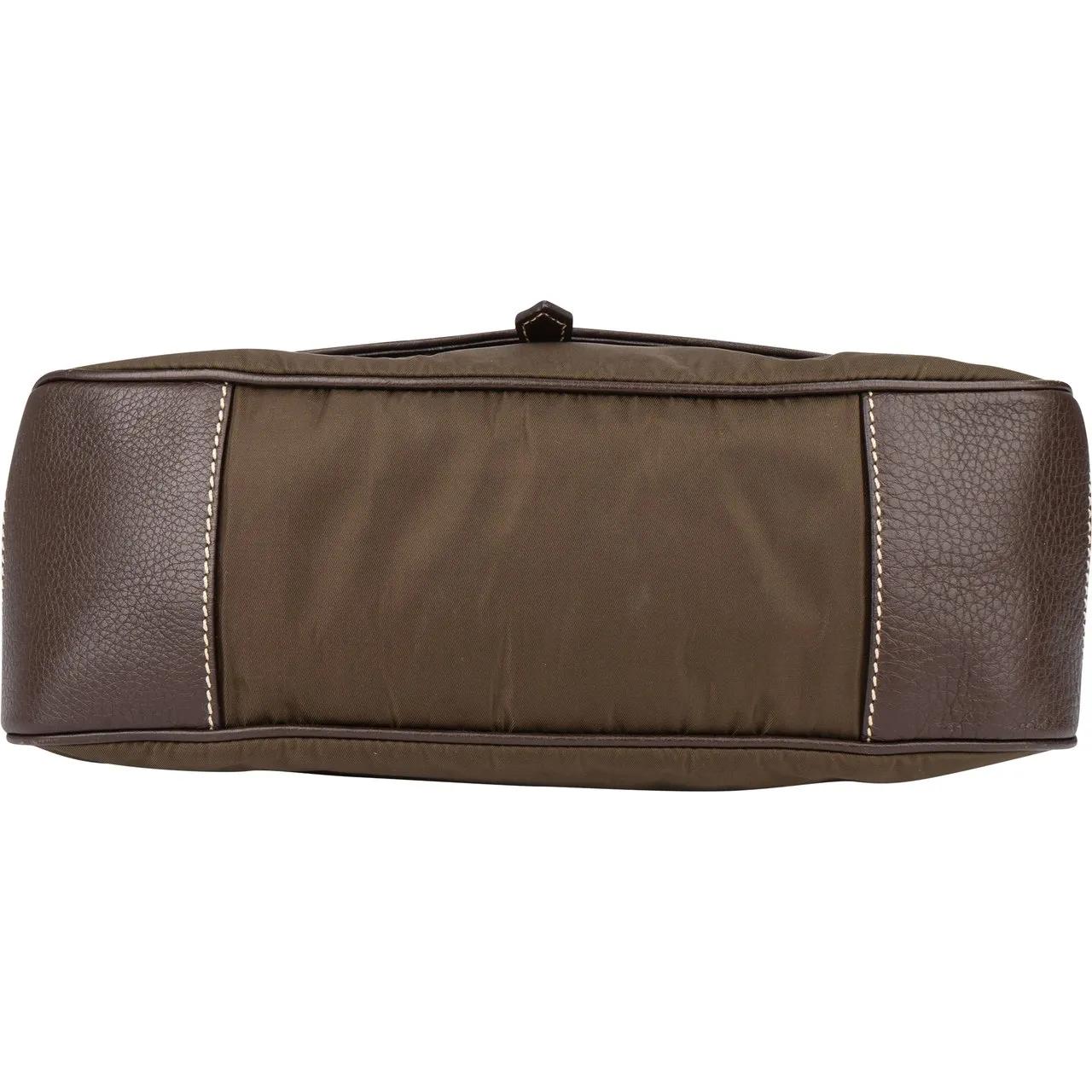 Thumbnail - Prada Crossbody Bags - Prada Green Nylon Daino Shoulder Bag - Gr. unisize - in Grün - für Damen