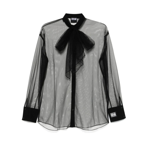 Versace Jeans Couture Shirts Bow Tulle Shirt Black