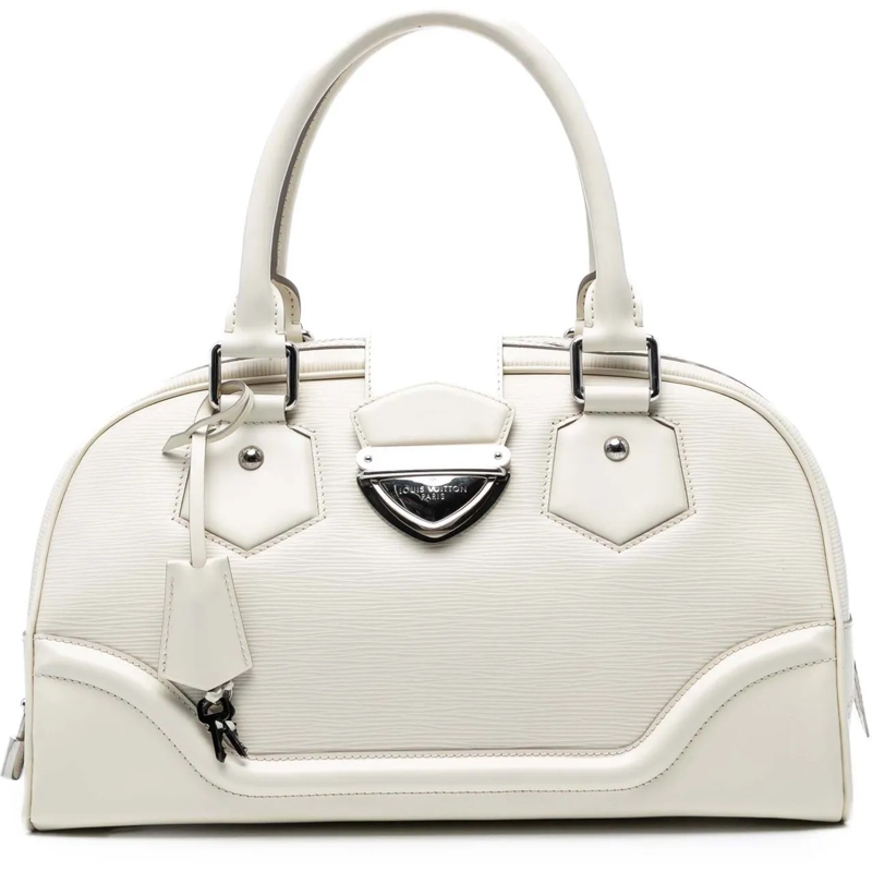 Louis Vuitton Tote Epi Bowling Montaigne GM weiß