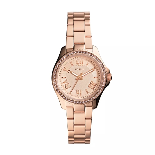Fossil AM4578 Cecile Small Watch Rosegold Chronograaf