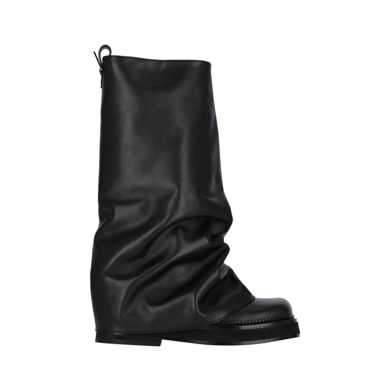 The Attico Stiefel "Robin" Combat Boots – Black Black