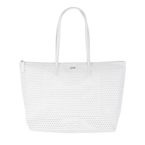 Lacoste Large Shopping Bag Bright White Borsa da shopping