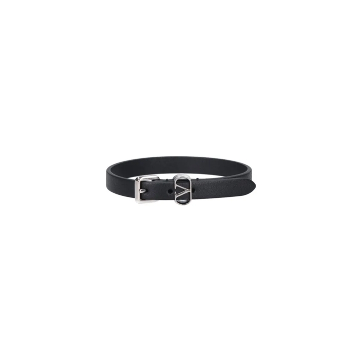 ブレスレット Valentino Garavani Ovalette Bracelet Valentino Garavani Ovalette Calfskin Bracelet for Man in