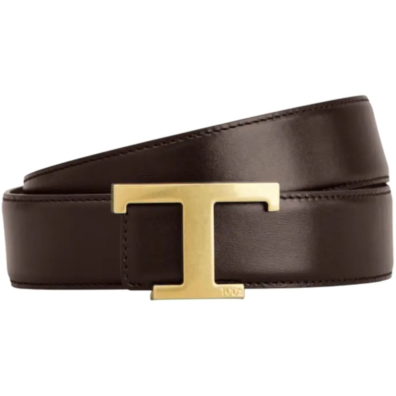 Tod's Ledergürtel Belts Marrone Africa Nero braun