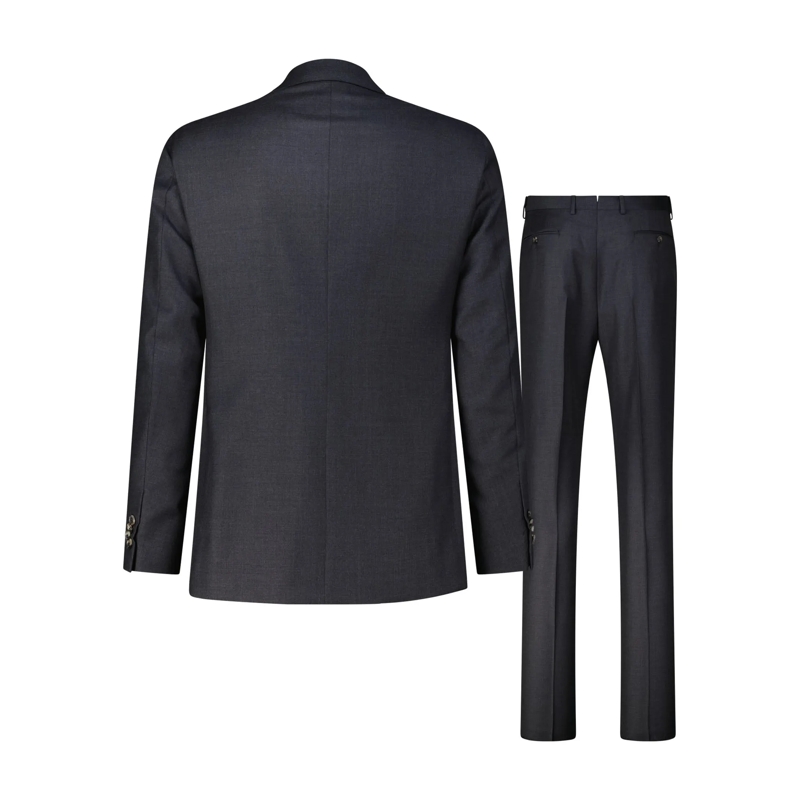 Emanuela Caruso Anzugkombination Zweiteiliger Anzug Aida aus Wolle grau(Image 2)