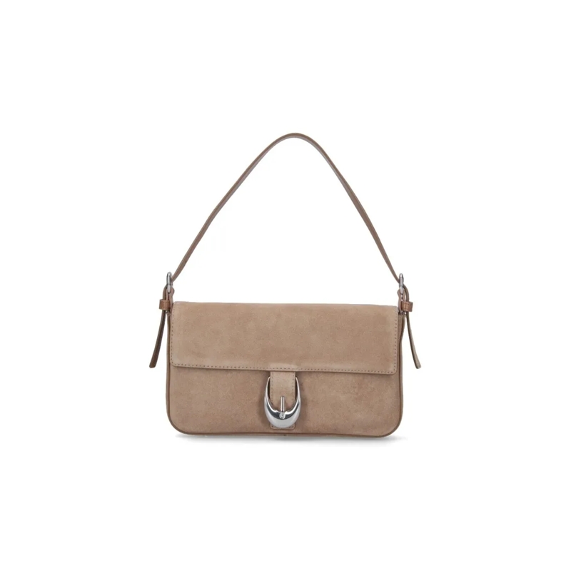 Staud Sac à bandoulière "Harlow" Shoulder Bag – Beige Neutrals
