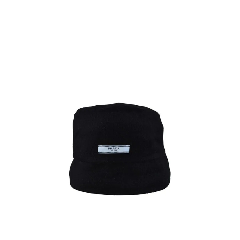 Prada Hut Black Cashmere Bob Hat Black