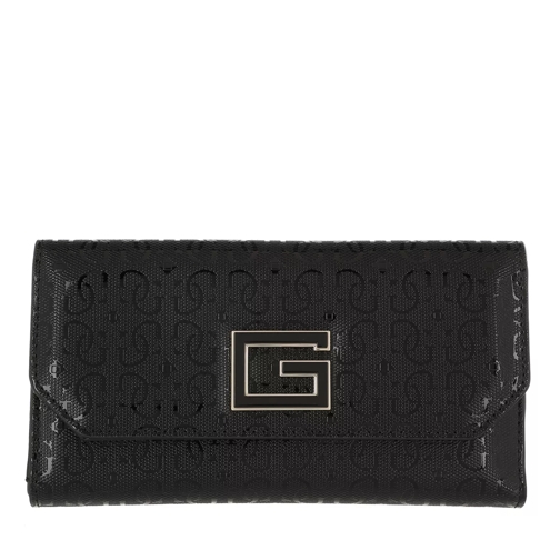 Guess Blane Slg Pocket Trifold Black Tri-Fold Portemonnaie