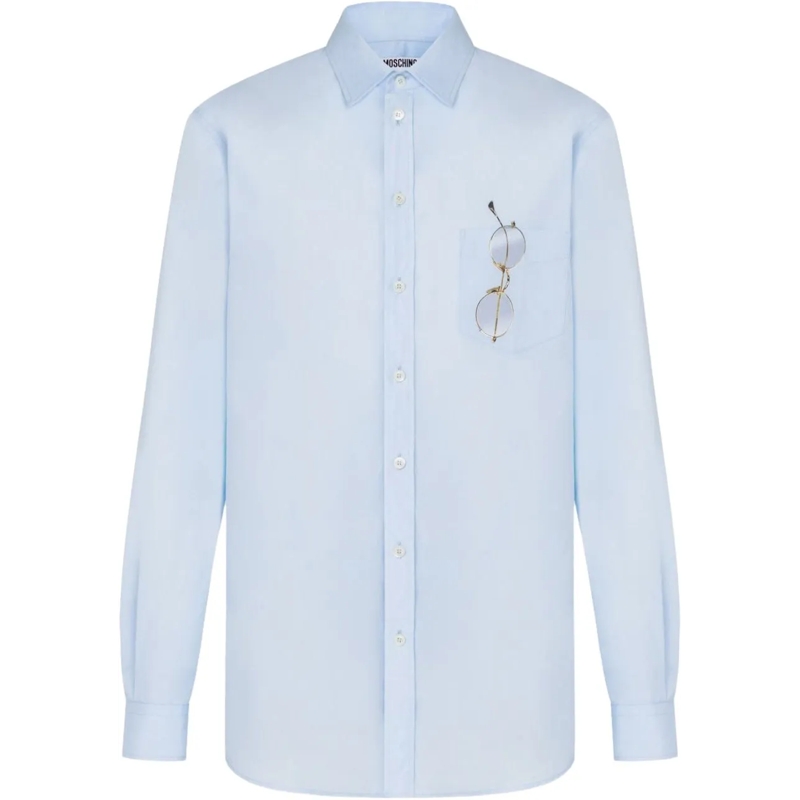 Moschino Legeres Oberteil Shirts Multi Blue blau