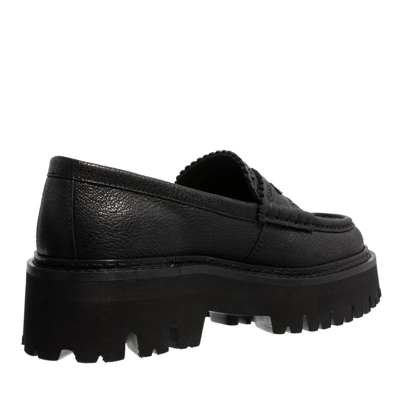 Moschino Mocassin Hearted Brogue Sporty Nero(Image 3)