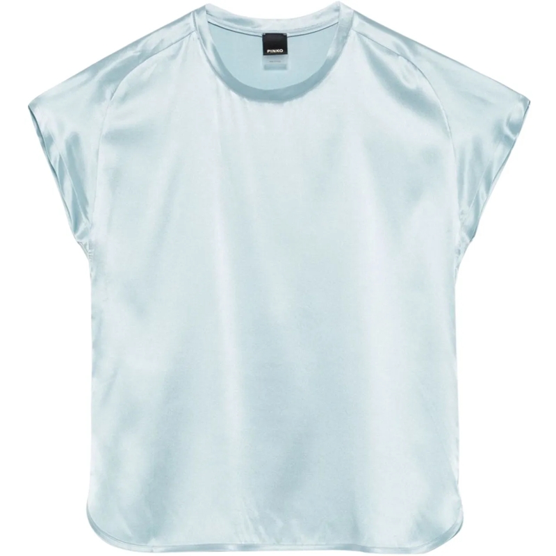 Pinko Legeres Oberteil Top Clear Blue blau