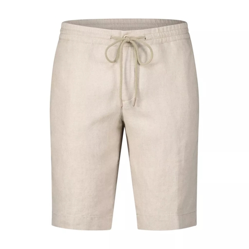 Alberto  Tapered-Fit Shorts aus Leinen Beige