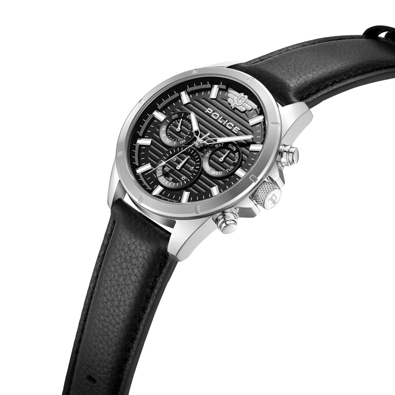 Police Automatikuhr Quarzuhr Malawi silber(Image 2)