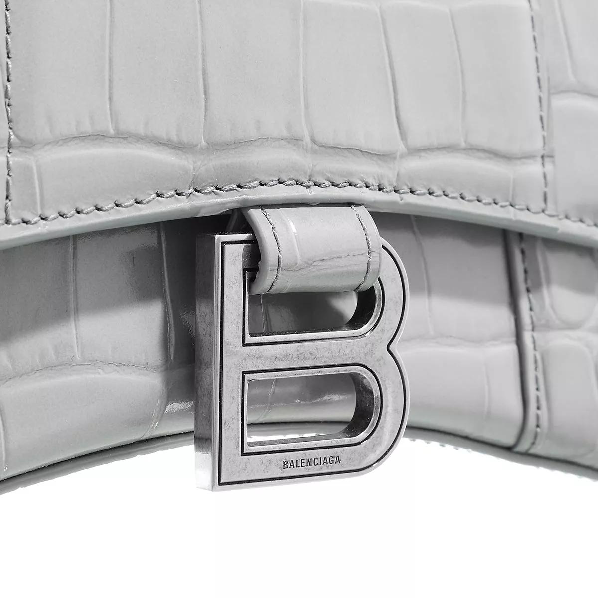 Thumbnail - Balenciaga Crossbody Bags - Hourglass Top Handle XS Shoulder Bag - Gr. unisize - in Grau - für Damen