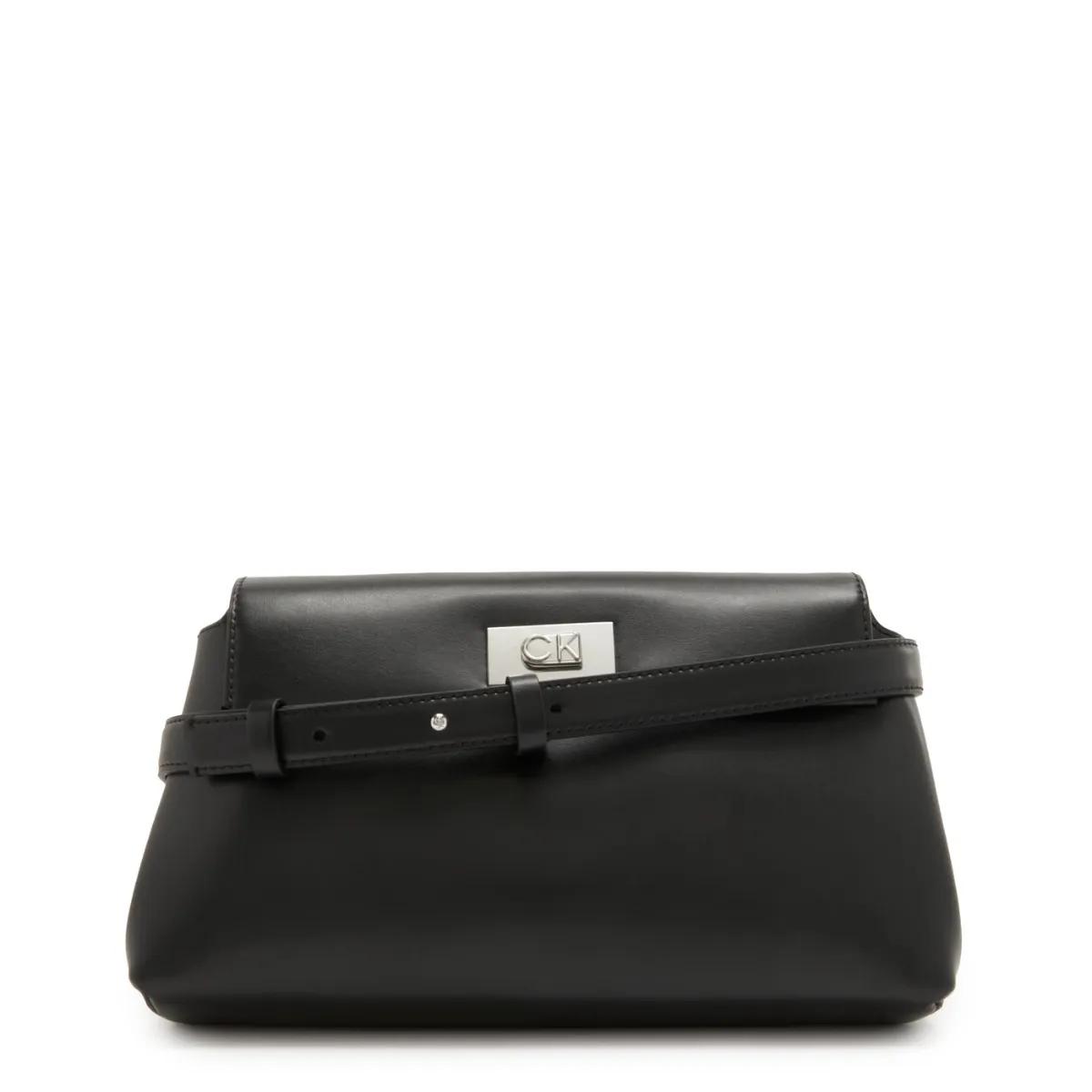 Calvin Klein Crossbody Bags - Calvin Klein Push Schwarze Schultertasche K60K6121 - Gr. unisize - in Schwarz - für Damen