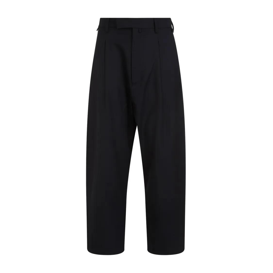 Mordecai - Sartorial Black Wool Trousers - Größe L - schwarz