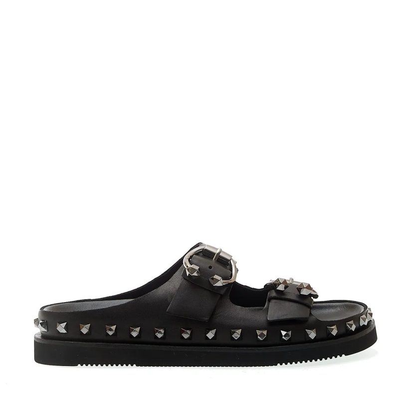 Ash Sandalen Black Studded Slipper Black
