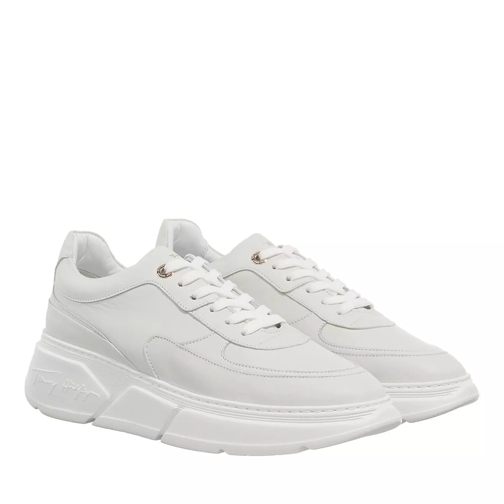 Tommy Hilfiger Chunky Leather Sneaker White Low-Top Sneaker