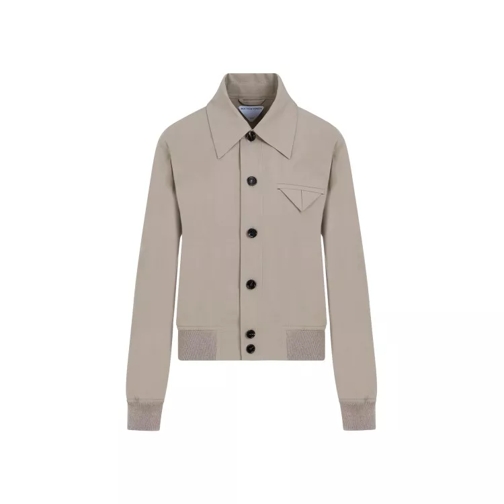 Bottega Veneta Sand Cotton Jacket Neutrals 