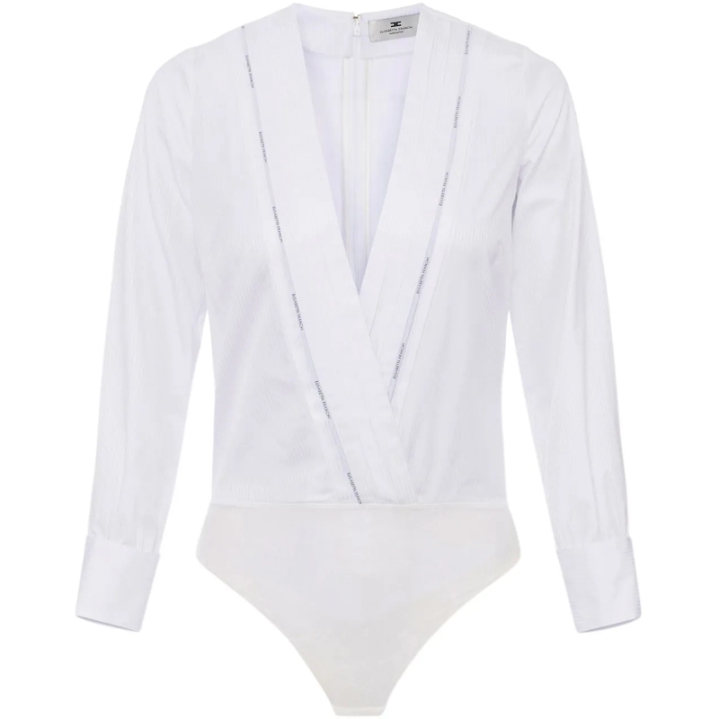 Elisabetta Franchi Bluse Shirts White weiß