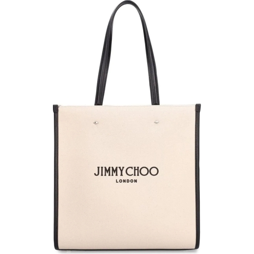 Jimmy Choo Sac à bandoulière Jimmy Choo Medium Logo Tote Bag beige