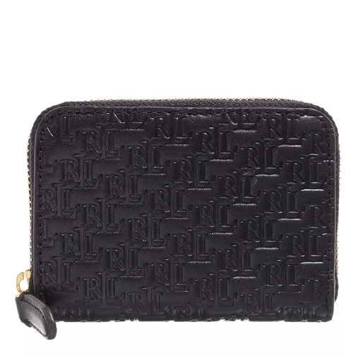 Lauren Ralph Lauren Zip Wallet  Small Black Portemonnaie mit Zip-Around-Reißverschluss