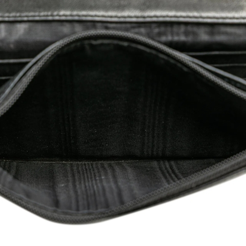 Chanel Porte-cartes 2003-2004 CC Caviar Wallet on Chain schwarz (Image 20)