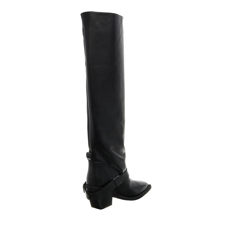 Nubikk Biker Boots Liv Mile Black Leather(Image 4)