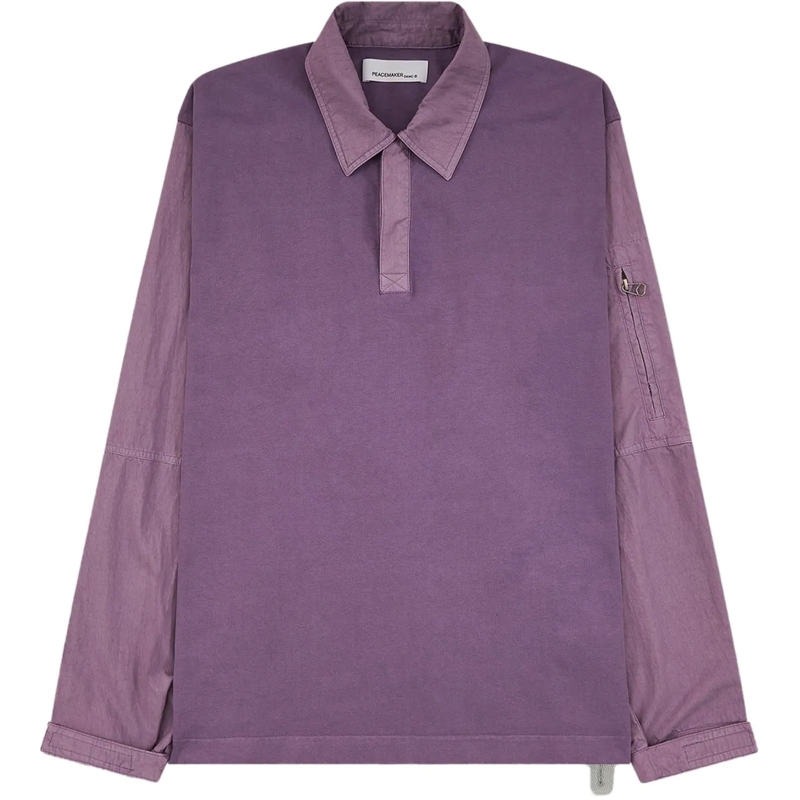 Oamc Polohemd Polo Flight Lilac mehrfarbig