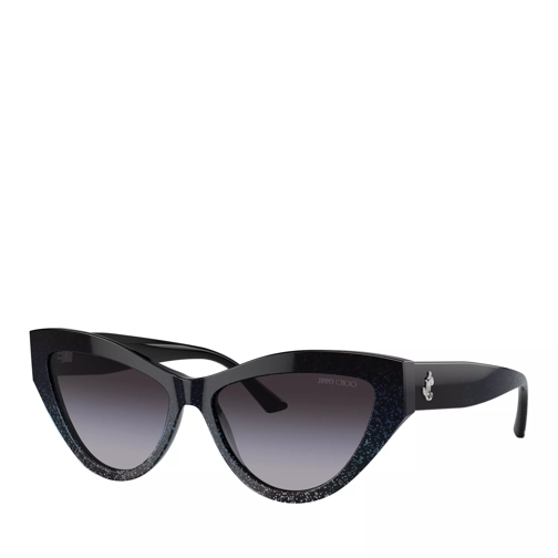 Jimmy Choo 0JC5004 55 504587 Black Gradient Glitter Sunglasses