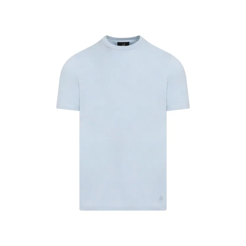 Dunhill Ad Insignia Light Blue Cotton T-Shirt Blue 