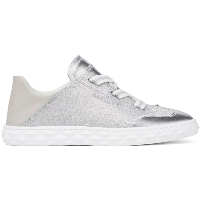 Jimmy Choo Low-Top-Sneaker Sneakers Silver silber