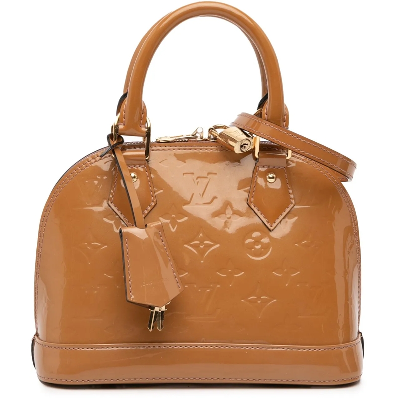 Louis Vuitton Sac à bandoulière Monogram Vernis Alma BB braun