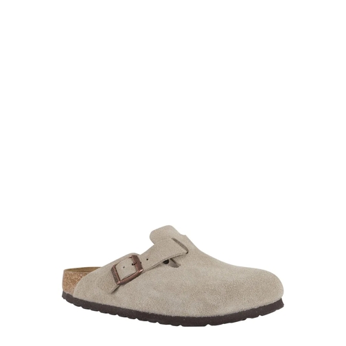 Birkenstock Mule Boston Sfb Suede Clogs Grey (Image 2)