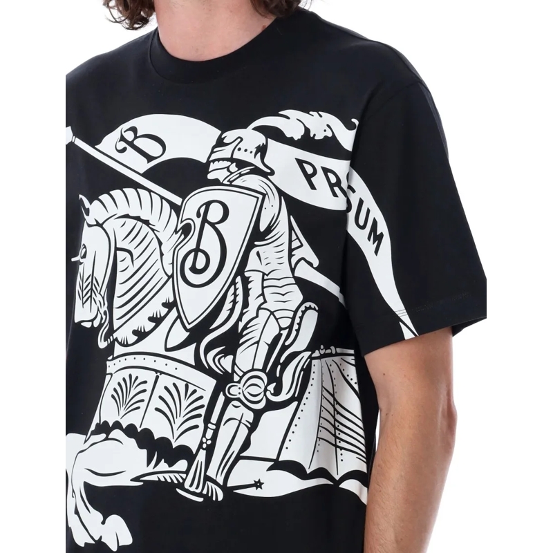 Burberry T-shirt Knight Print T-Shirt Black