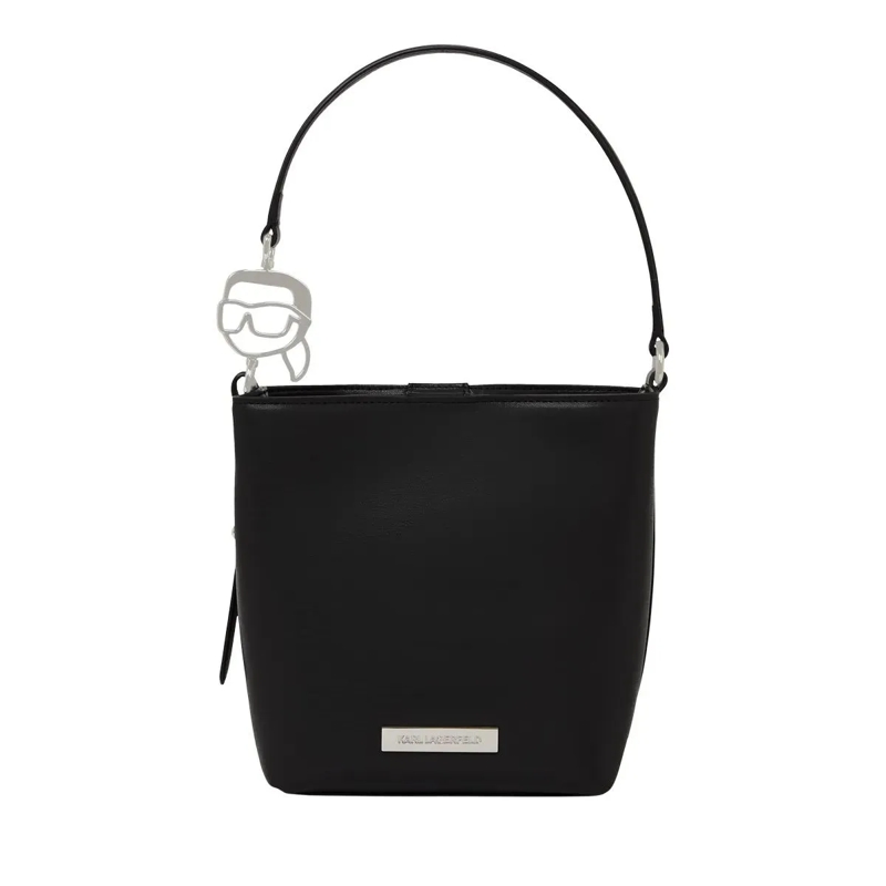 Karl Lagerfeld Bucket Bag IKON SMOOTH Beuteltasche schwarz