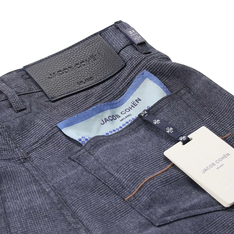 Jacob Cohen Jeans Hose aus Baumwoll-Mix blau(Image 4)