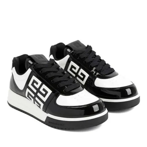 Givenchy G4 Low-Top Patent Calf Leather Sneakers Black Laars