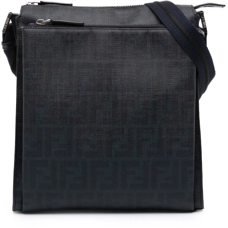 Fendi Sac à bandoulière Zucca Coated Canvas Crossbody schwarz