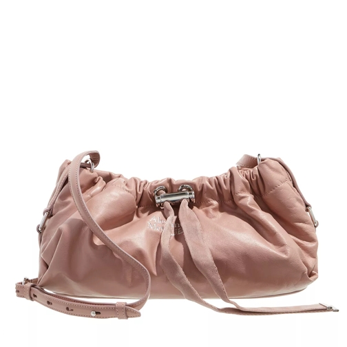 Alexander McQueen The Mini Bundle Clutch Bag Leather Pink Sac à bandoulière