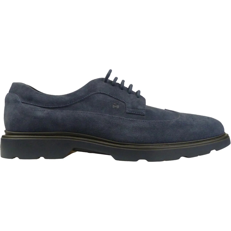 Hogan Bottes Scarpe Derby Blu H393 blau