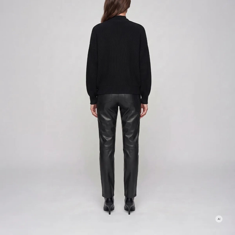 Marc Aurel Strickjacke Diese Strickjacke im Blazer-Look aus Halbpatent-St schwarz(Image 4)