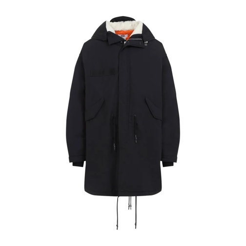 Junya Watanabe Donzen jassen Black Nylon Hooded Coat Black