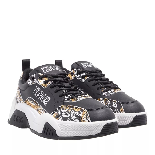 Versace Jeans Couture Sneakers Black + Gold lage-top sneaker