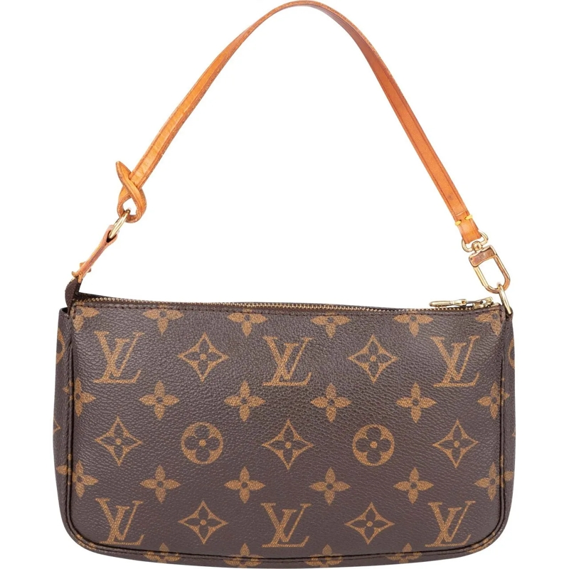 Louis Vuitton Schultertasche Louis Vuitton Canvas Monogram Pochette Accessoire  mehrfarbig
