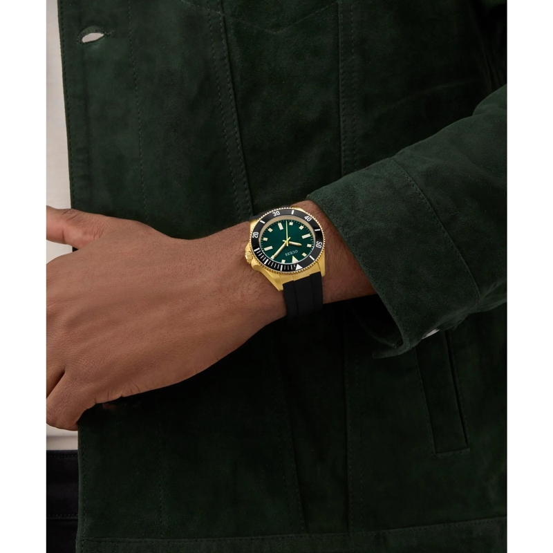 Guess Quarzuhr Quarz-Analoguhr Cliff schwarz(Image 5)