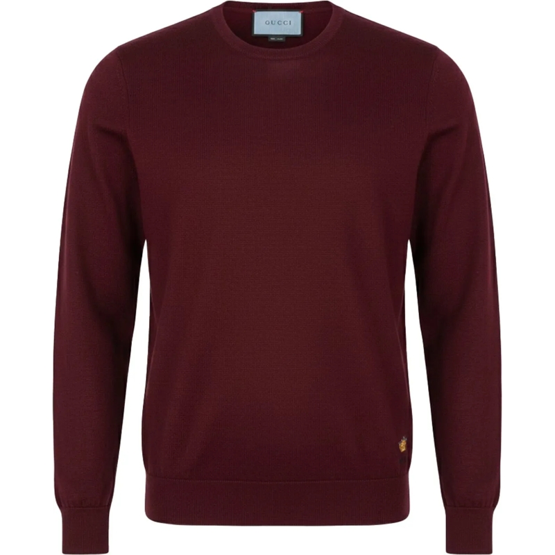 Gucci  Gucci Bordeaux Cashmere Men Sweater (S-M) mehrfarbig