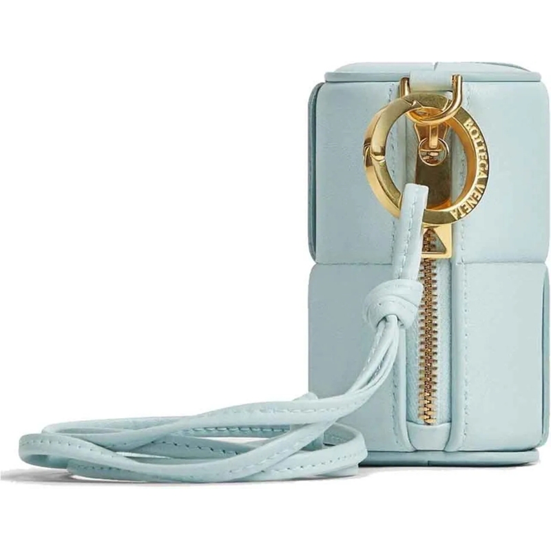 Bottega Veneta T-Shirt Bottega Veneta Leather Coin Purse blau