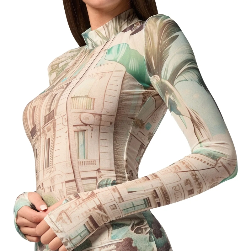 Philipp Plein Maxikleid Kleid Racing bunt(Image 5)